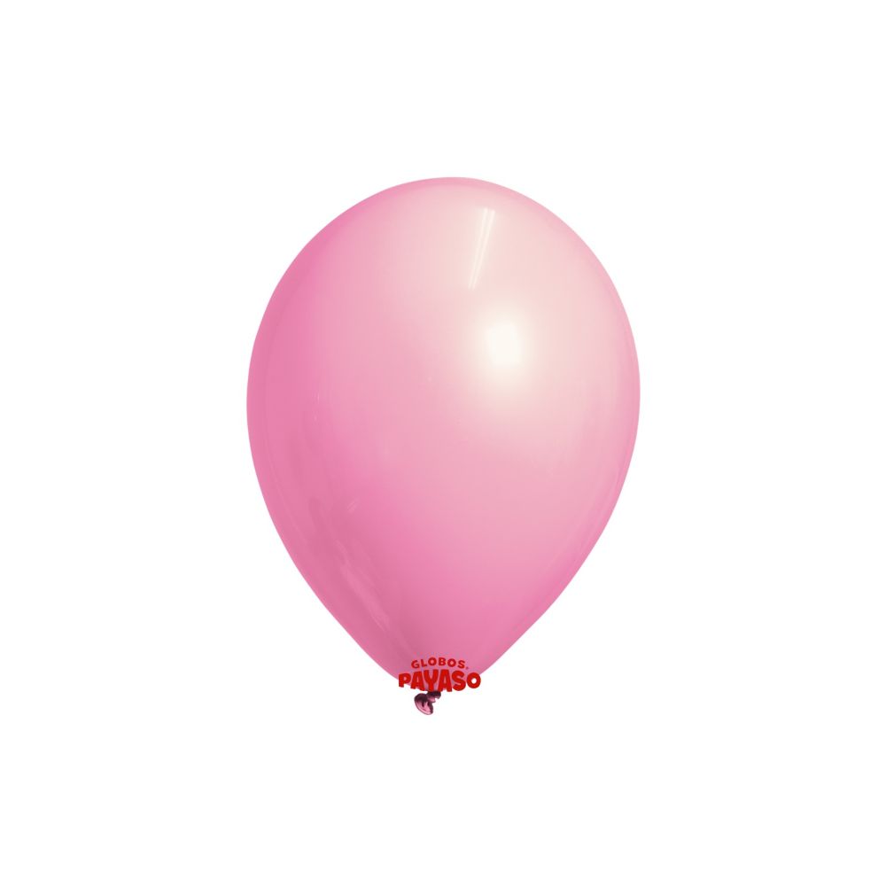 [FAB465257] GLOBO PAYASO PASTEL ROSA #12 C/100PZ