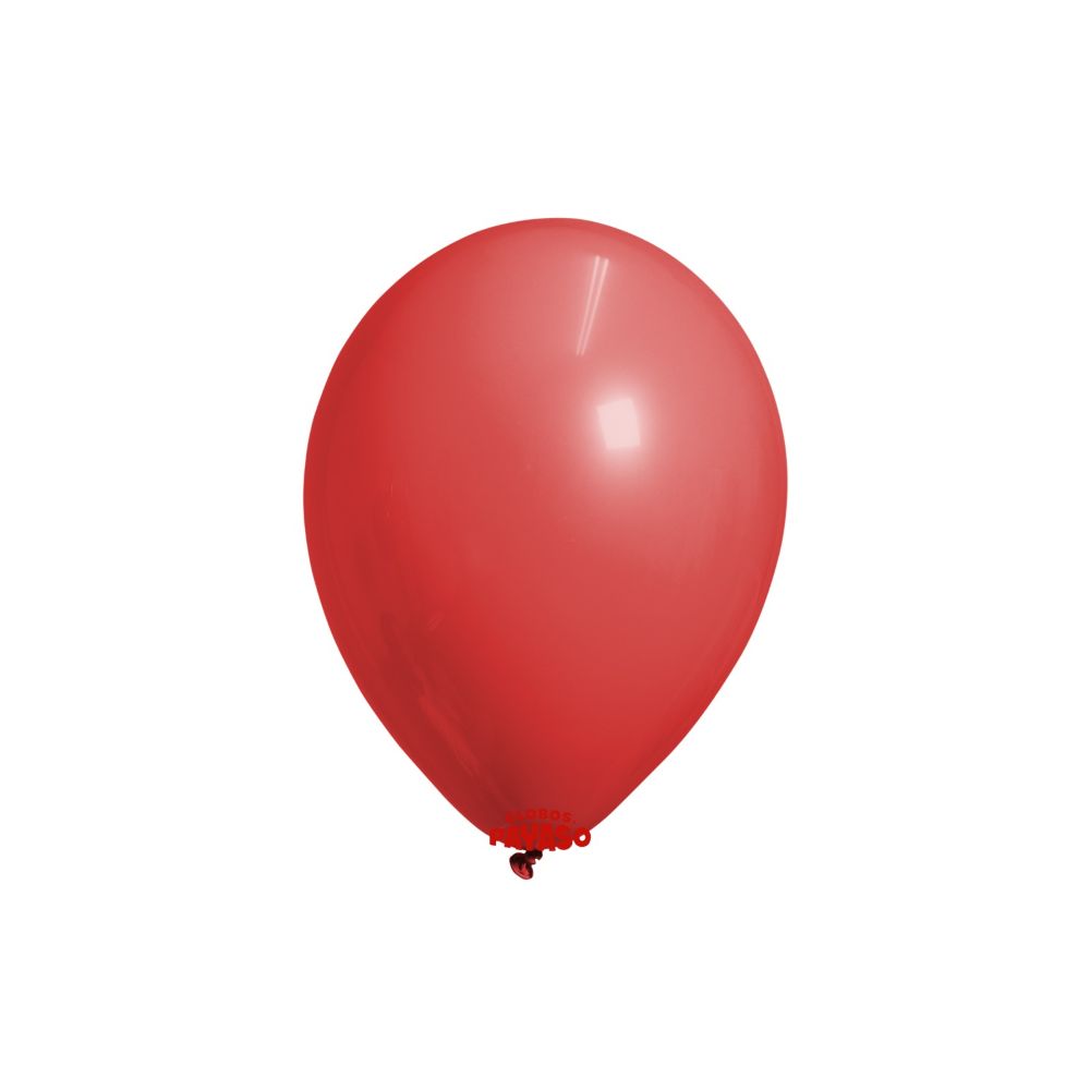 [FAB464649] GLOBO PAYASO PASTEL ROJO #5 C/100PZ