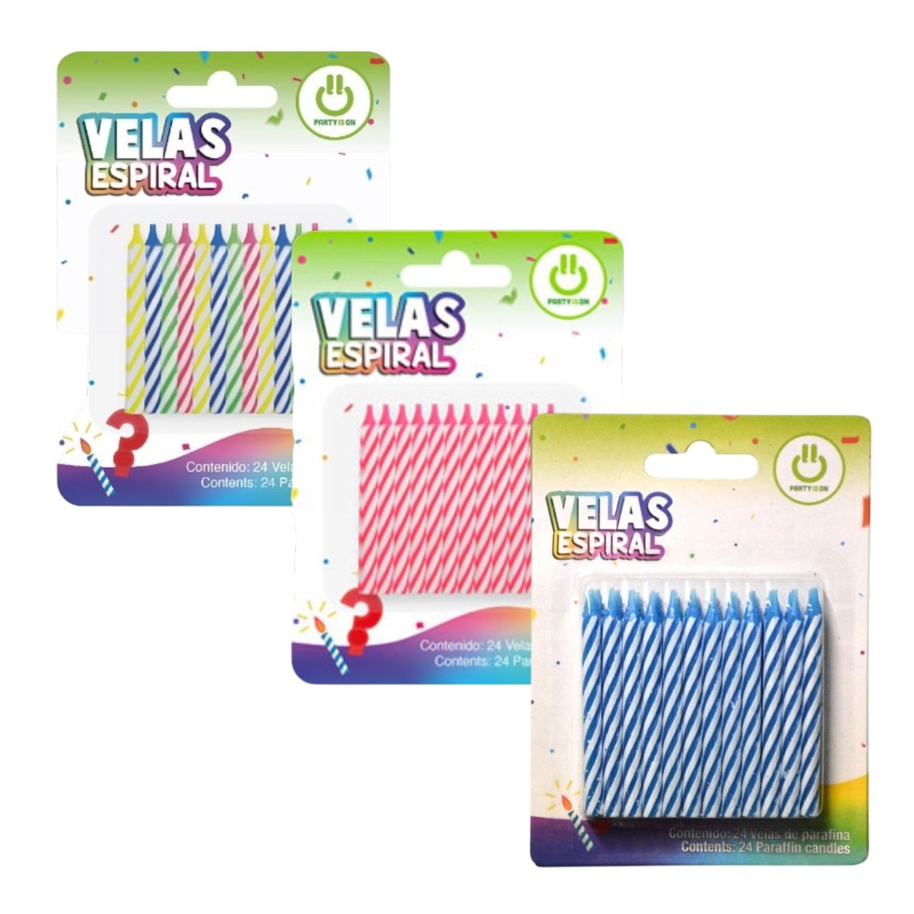 VELA ESPIRAL V.ESTILOS