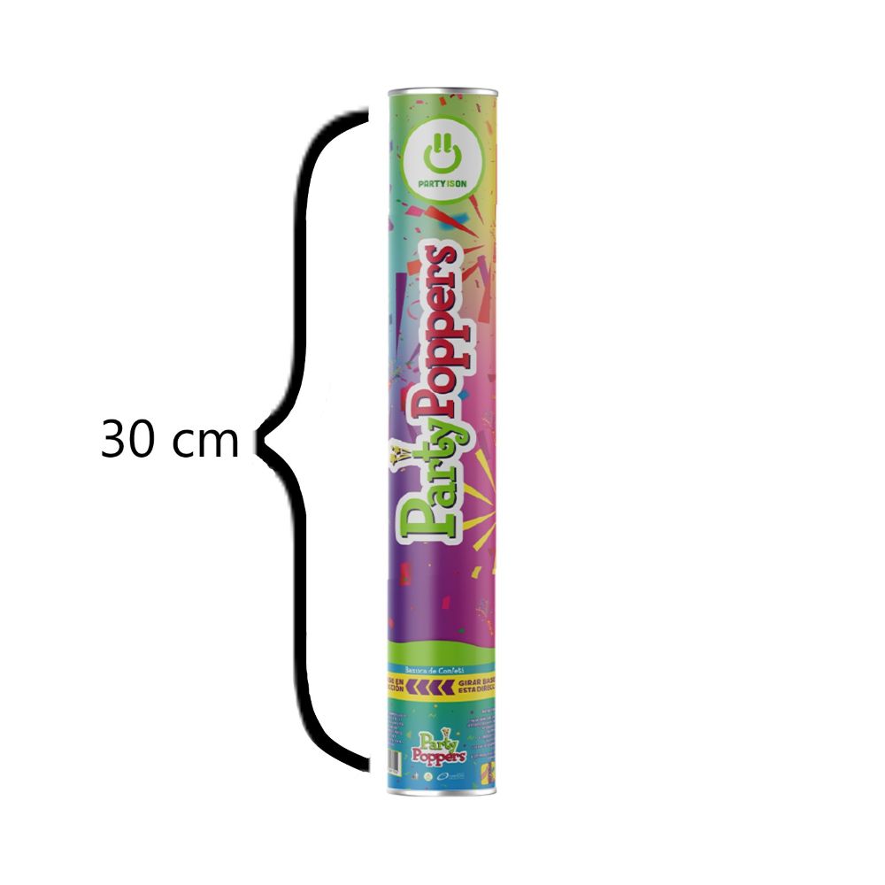 [7500508107704] PARTY POPPER CONFETY 30CM