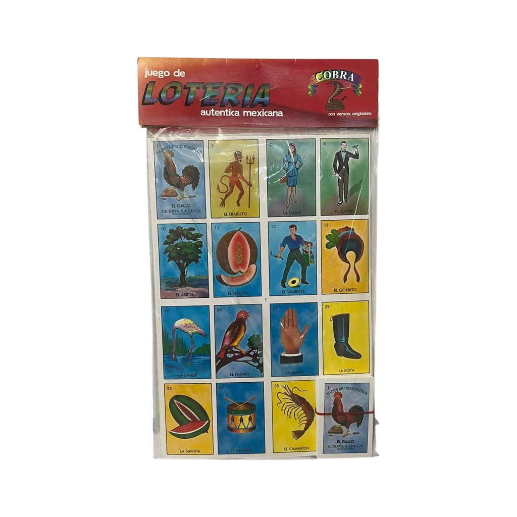[DIC06111] LOTERIA COBRA BOLSA 6 TABLAS JUMBO