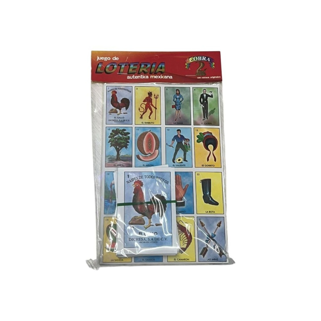 [7506086230025] LOTERIA COBRA BOLSA 10 TABLAS
