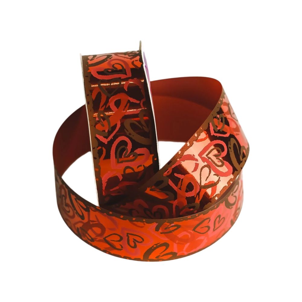 [COLLILO] LISTON RESPLANDOR LOVE NO.9 40MTS METALICO