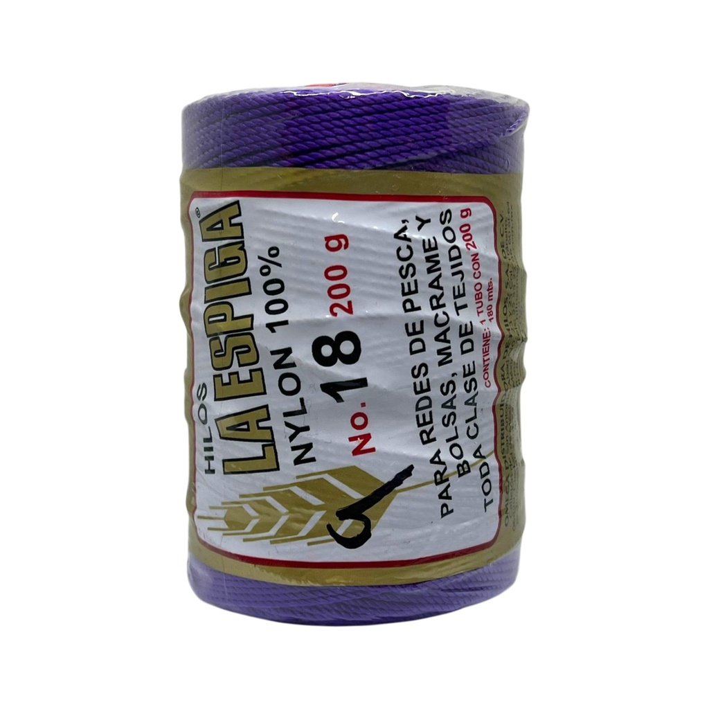 [0310006000418] HILO NYLON LA ESPIGA NO. 18 OMEGA C/200 GRMS.