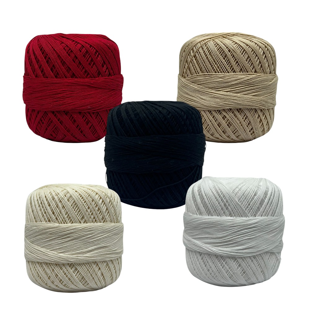 HILO CROCHET OMEGA NO.10-20-30 100% ALGO