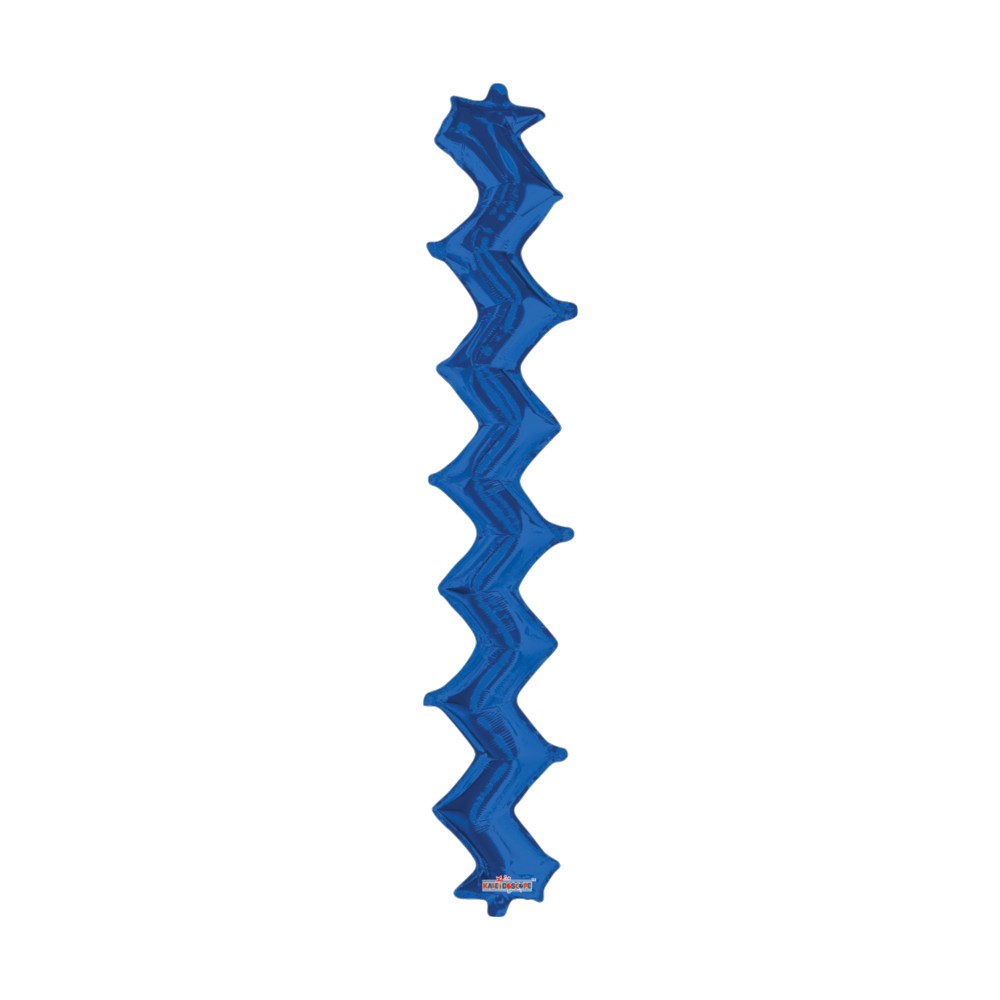 [CONV19869/DJ] ZIG ZAG WALL ROYAL BLUE SUPER SHAPE