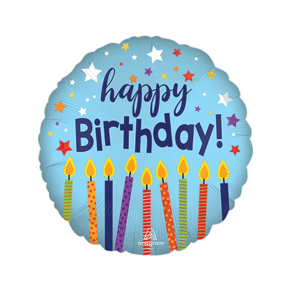[CONV45942/02] MET SATIN HAPPY BIRTHDAY CELEBRATE